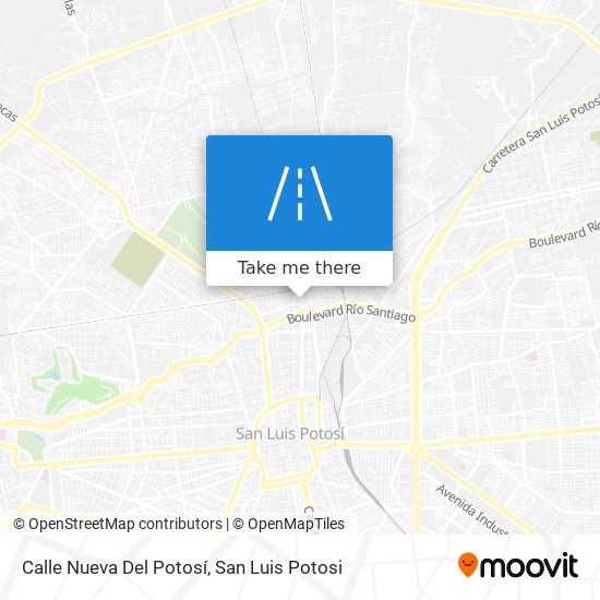 Mapa de Calle Nueva Del Potosí