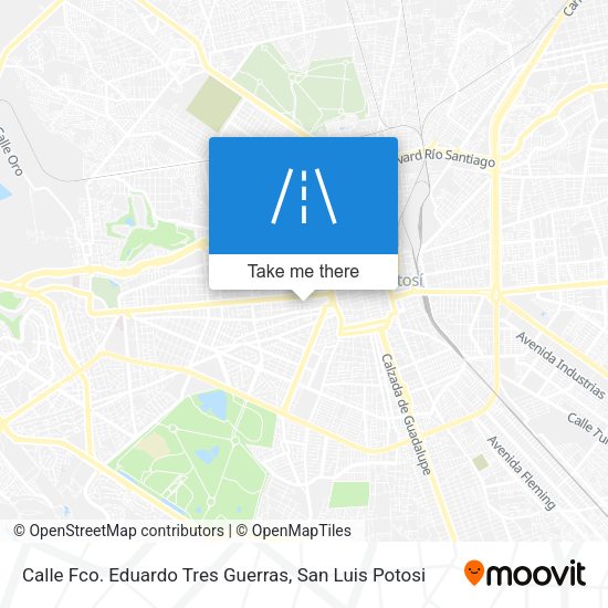 Mapa de Calle Fco. Eduardo Tres Guerras