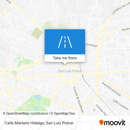 Mapa de Calle Mariano Hidalgo
