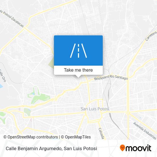 Calle Benjamín Argumedo map
