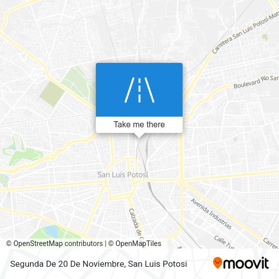 Mapa de Segunda De 20 De Noviembre