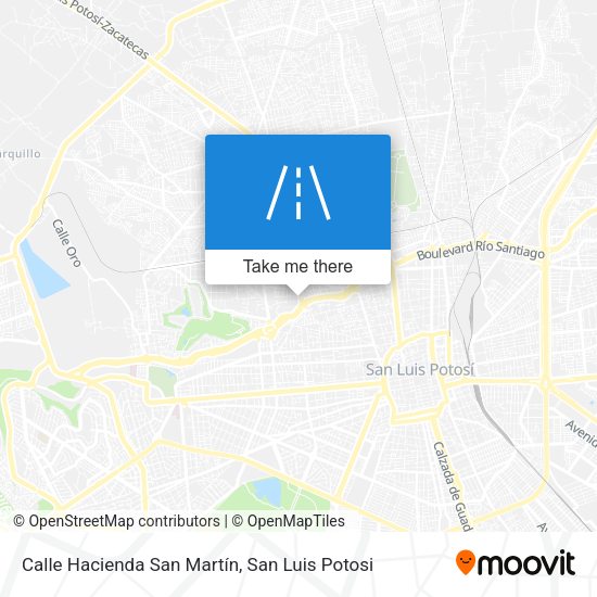 Calle Hacienda San Martín map