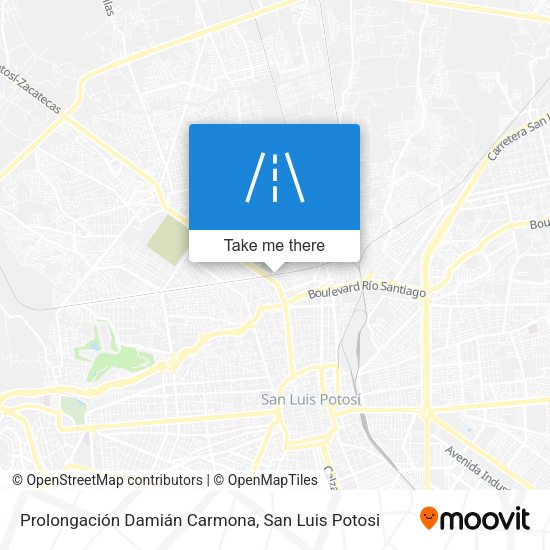 Mapa de Prolongación Damián Carmona