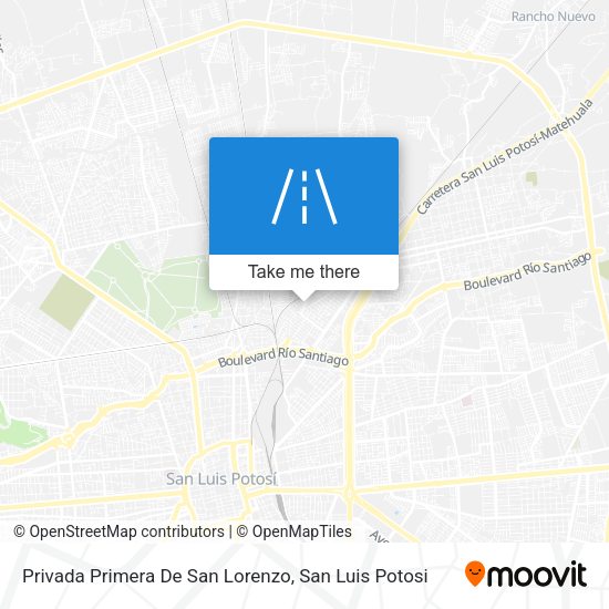 Mapa de Privada Primera De San Lorenzo