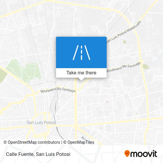 Mapa de Calle Fuente