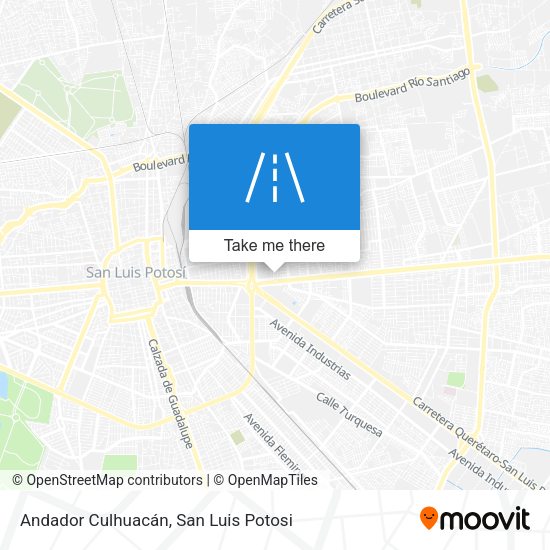 Andador Culhuacán map