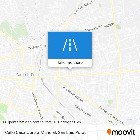 Calle Casa Obrera Mundial map