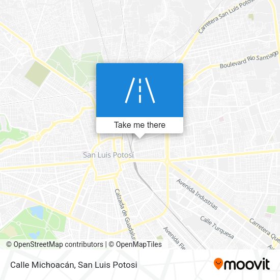 Calle Michoacán map