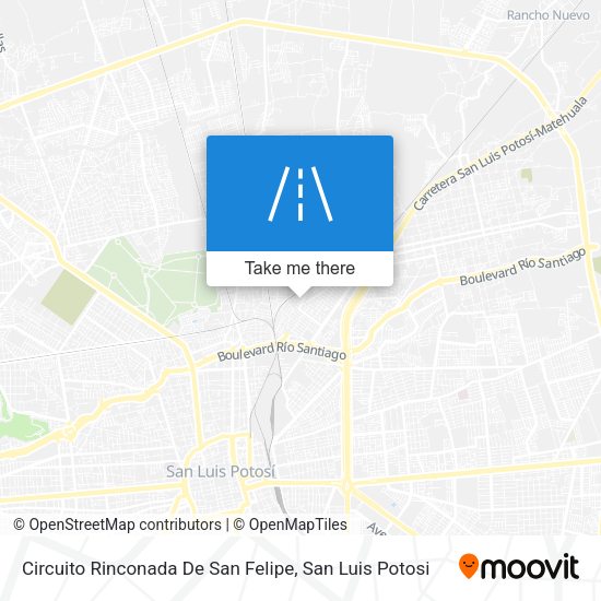 Circuito Rinconada De San Felipe map