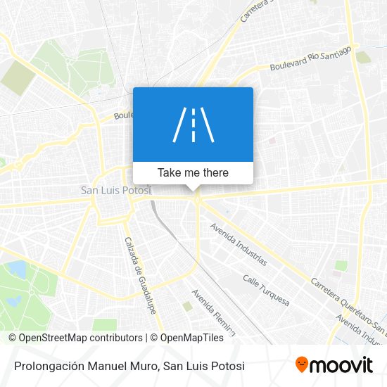 Prolongación Manuel Muro map