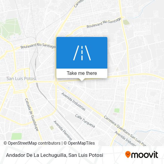 Mapa de Andador De La Lechuguilla