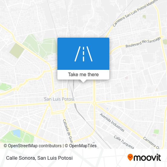 Calle Sonora map