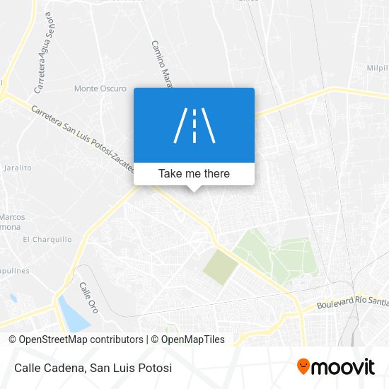 Calle Cadena map