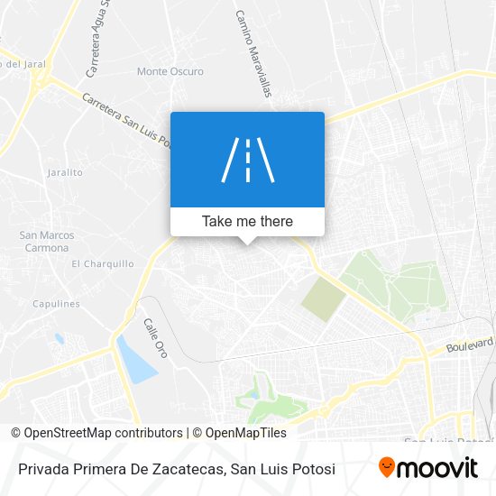Privada Primera De Zacatecas map