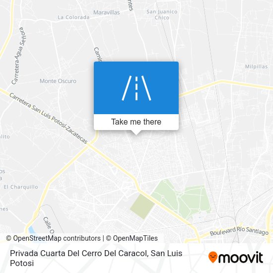 Privada Cuarta Del Cerro Del Caracol map