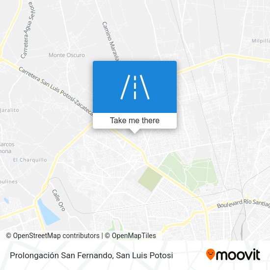 Prolongación San Fernando map