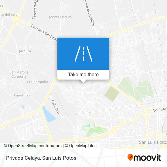 Privada Celaya map