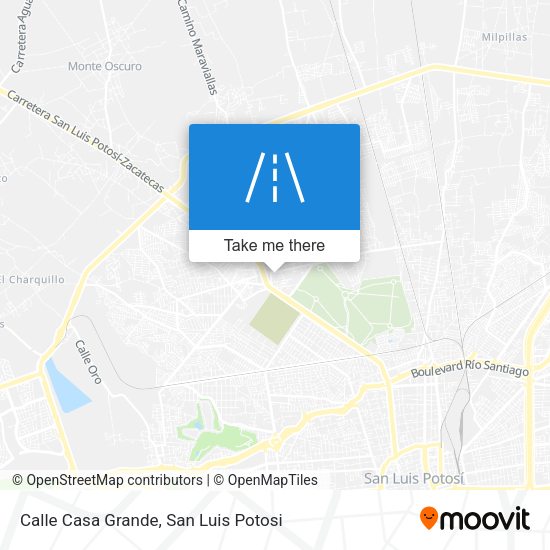 Calle Casa Grande map