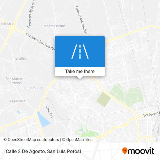 Calle 2 De Agosto map