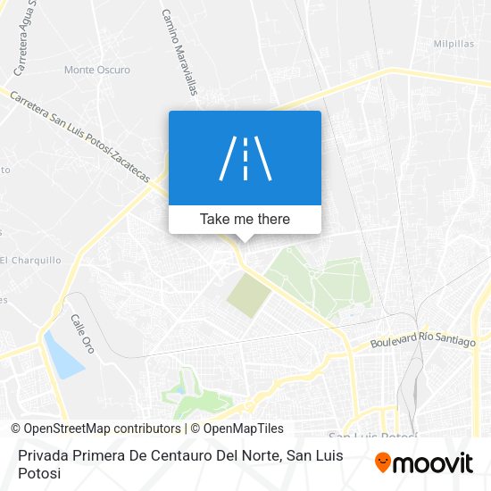 Privada Primera De Centauro Del Norte map