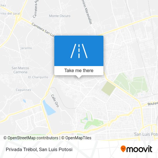 Mapa de Privada Trébol