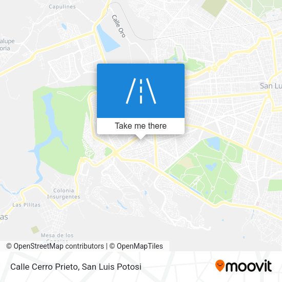 Mapa de Calle Cerro Prieto