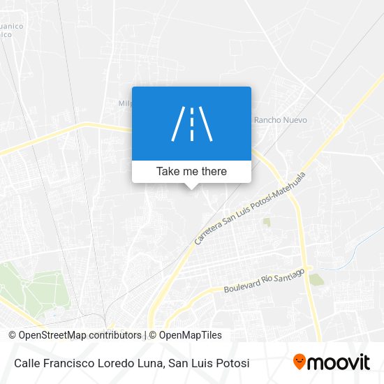Mapa de Calle Francisco Loredo Luna