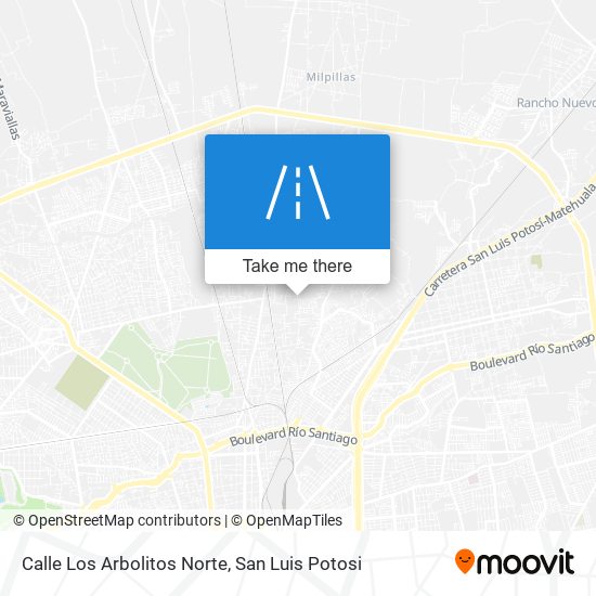 Calle Los Arbolitos Norte map