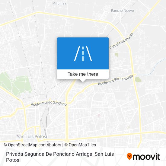 Mapa de Privada Segunda De Ponciano Arriaga