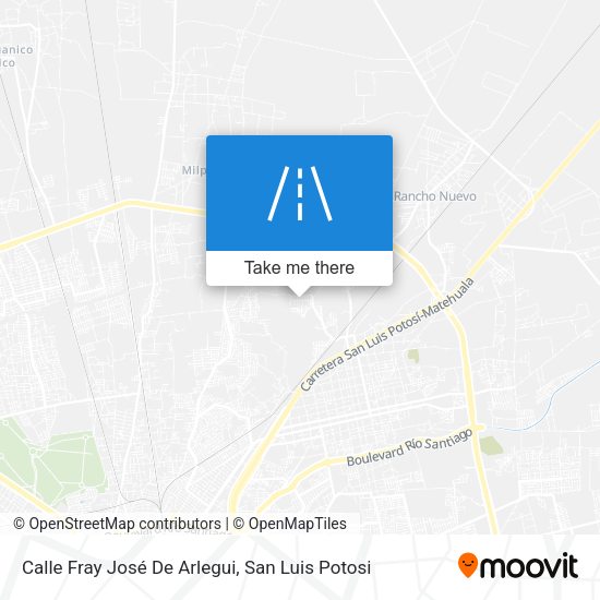 Calle Fray José De Arlegui map