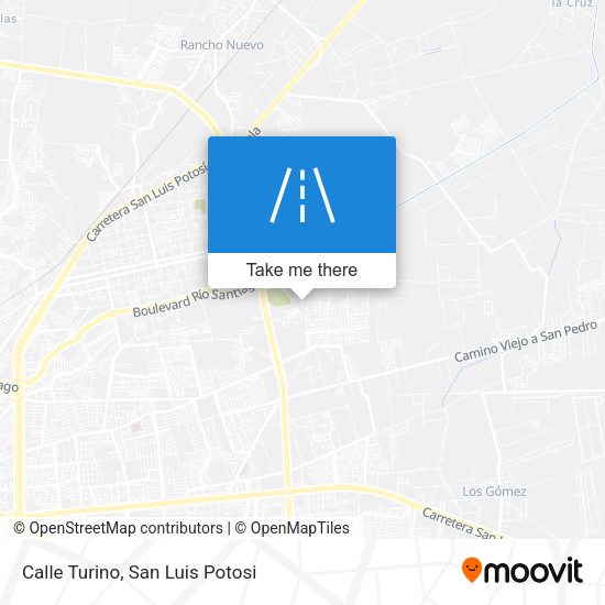 Calle Turino map