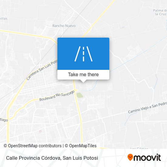 Mapa de Calle Provincia Córdova