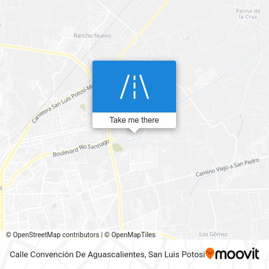 Calle Convención De Aguascalientes map