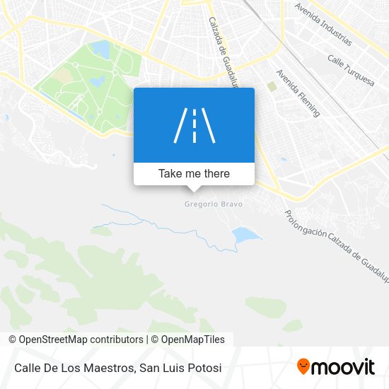 Mapa de Calle De Los Maestros