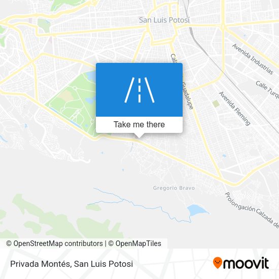 Privada Montés map