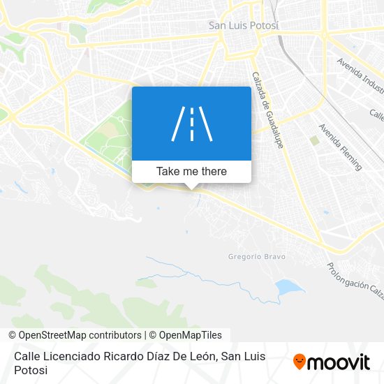 Calle Licenciado Ricardo Díaz De León map