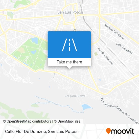 Calle Flor De Durazno map