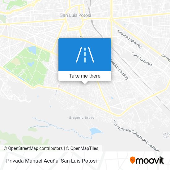 Privada Manuel Acuña map