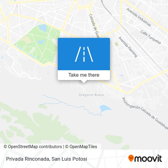 Privada Rinconada map