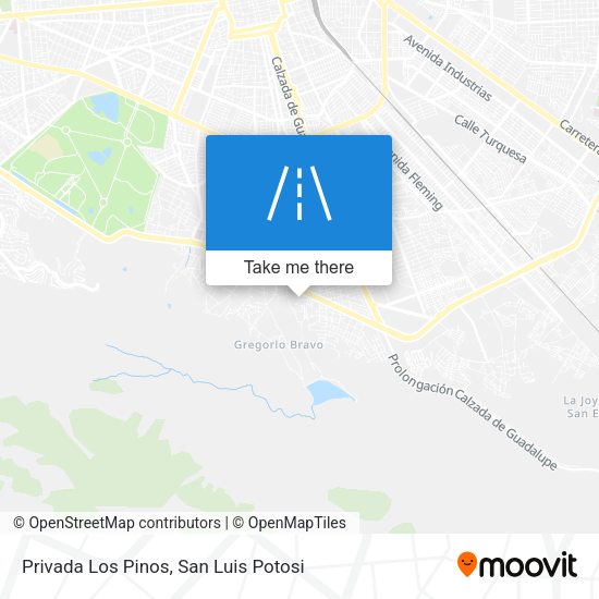 Privada Los Pinos map