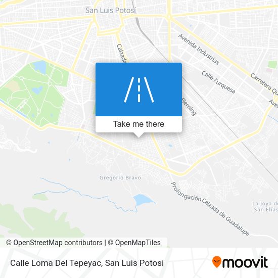 Calle Loma Del Tepeyac map
