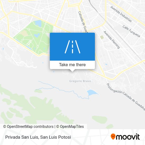 Privada San Luis map