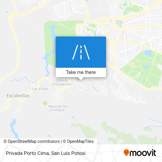 Privada Porto Cima map