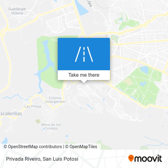 Privada Riveiro map