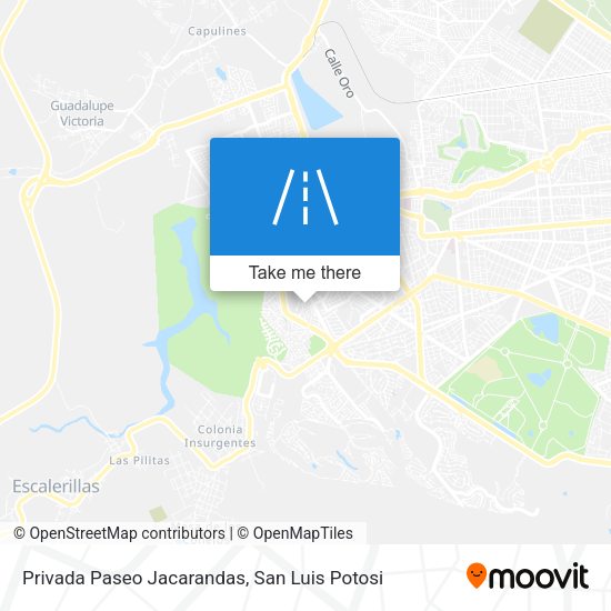 Privada Paseo Jacarandas map
