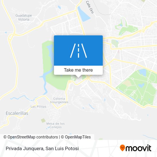 Privada Junquera map