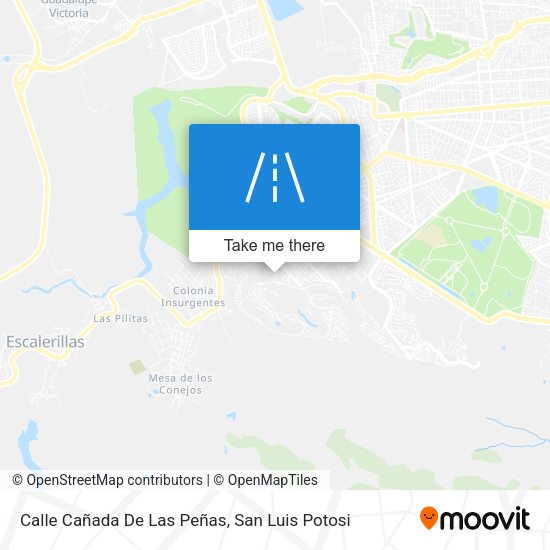 Calle Cañada De Las Peñas map