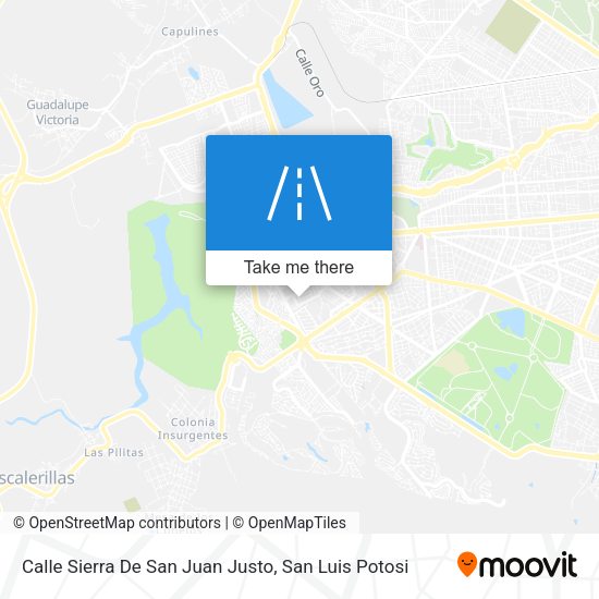 Calle Sierra De San Juan Justo map