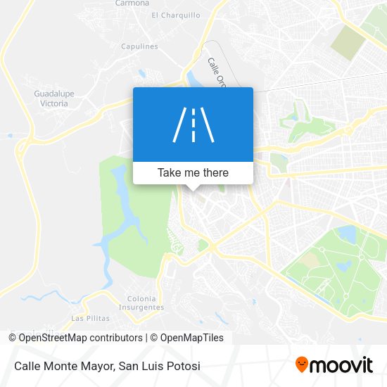 Mapa de Calle Monte Mayor