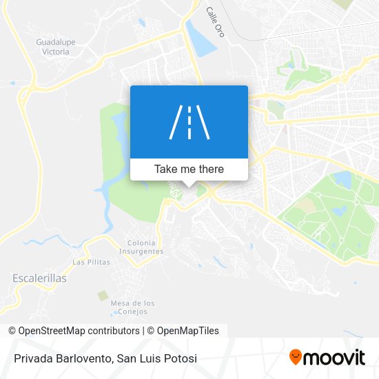 Privada Barlovento map
